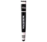 Team Golf NFL Baltimore Ravens Golf Putter Grip Golf Putter Grip with Removable Gel Top Ball Marker, Durable, Wide Grip and Easy to Control