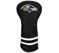 Team Golf NFL BALTIMORE RAVENS Vintage Driver Headcover - Printed Team Golf NFL Vintage Driver Golf Club Headcover, Form Fitting Design, Retro Design with Fleece Lining for Extra Club Protection