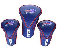 Team Golf NFL Buffalo Bills Contour Golf Club Headcovers (3 Count) Numbered 1, 3, & X, Fits Oversized Drivers, Utility, Rescue & Fairway Clubs, Velour lined for Extra Club Protection