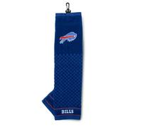 Team Golf NFL Buffalo Bills Embroidered Golf Towel Embroidered Golf Towel, Checkered Scrubber Design, Embroidered Logo