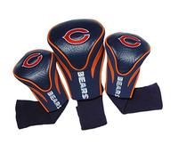 Team Golf NFL Chicago Bears 3pk Contour Fit Headcover, One Size