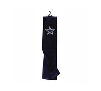 Team Golf NFL Dallas Cowboys Embroidered Golf Towel Embroidered Golf Towel, Checkered Scrubber Design, Embroidered Logo