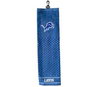 Team Golf NFL Detroit Lions Embroidered Golf Towel Embroidered Golf Towel, Checkered Scrubber Design, Embroidered Logo