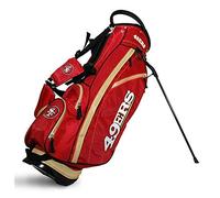 Team Golf NFL Fairway Golf Stand Bag, Lightweight, 14-way Top, Spring Action Stand, Insulated Cooler Pocket, Padded Strap, Umbrella Holder & Removable Rain Hood