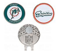 Team Golf NFL Golf Cap Clip with 2 Removable Double-Sided Enamel Magnetic Ball Markers, Attaches Easily to Hats