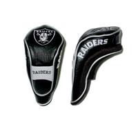 Team Golf NFL Las Vegas Raiders Hybrid Head Cover Hybrid Golf Club Headcover, Hook-and-Loop Closure, Velour lined for Extra Club Protection