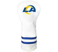 Team Golf NFL New England Patriots White Vintage Fairway Head Cover White Vintage Fairway Golf Club Headcover, Form Fitting Design, Retro Design