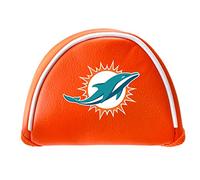Team Golf NFL MIAMI DOLPHINS Putter Cover - Mallet (Color) - Printed Team Golf NFL Putter Cover - Mallet Printed, Fits Most Mallet Putters, Easily Slips on and Secures with Velcro Closure