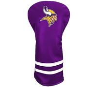 Team Golf NFL Minnesota Vikings Vintage Driver Headcover - Printed Team Golf NFL Vintage Driver Golf Club Headcover, Form Fitting Design, Retro Design with Fleece Lining for Extra Club Protection