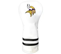 Team Golf NFL Minnesota Vikings White Vintage Fairway Head Cover White Vintage Fairway Golf Club Headcover, Form Fitting Design, Retro Design