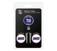 Team Golf NFL New York Giants Divot Tool Pack With 3 Golf Ball Markers Divot Tool with 3 Golf Ball Markers Pack, Markers are Removable Magnetic Double-Sided Enamel