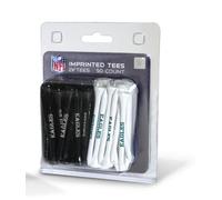 Team Golf NFL Philadelphia Eagles Pack Of 50 Golf Tees 2-3/4" Golf Tees, 50 Pack, Regulation Size, Multi Team Colors
