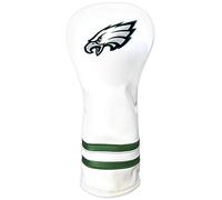Team Golf NFL Philadelphia Eagles White Vintage Fairway Golf Club Headcover, Form Fitting Design, Retro Design
