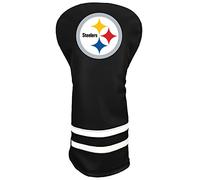 Team Golf NFL Pittsburgh Steelers Vintage Driver Headcover - Printed Team Golf NFL Vintage Driver Golf Club Headcover, Form Fitting Design, Retro Design with Fleece Lining for Extra Club Protection