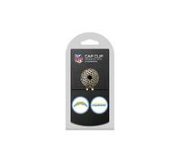 Team Golf NFL San Diego Chargers Cap Clip With 2 Golf Ball Markers Golf Cap Clip with 2 Removable Double-Sided Enamel Magnetic Ball Markers, Attaches Easily to Hats
