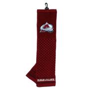 Team Golf NHL Colorado Avalanche Embroidered Golf Towel Embroidered Golf Towel, Checkered Scrubber Design, Embroidered Logo