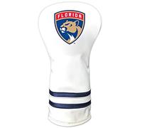 Team Golf NHL Florida Panthers White Vintage Driver Head Cover White Vintage Driver Golf Club Headcover, Form Fitting Design, Retro Design