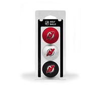 Team Golf NHL New Jersey Devils Regulation Size Golf Balls, 3 Pack, Full Color Durable Team Imprint