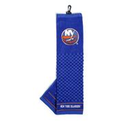 Team Golf NHL New York Islanders Embroidered Golf Towel Embroidered Golf Towel, Checkered Scrubber Design, Embroidered Logo