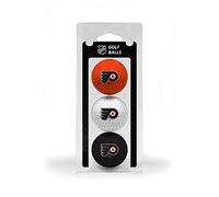 Team Golf NHL Philadelphia Flyers 3 Golf Ball Pack Regulation Size Golf Balls, 3 Pack, Full Color Durable Team Imprint