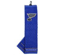 Team Golf NHL St Louis Blues Embroidered Golf Towel Embroidered Golf Towel, Checkered Scrubber Design, Embroidered Logo