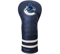 Team Golf NHL Vancouver Canucks Vintage Fairway Headcover (Blue), Fits All Fairway, Hybrid and Utility Clubs, Printed, Elastic, Faux Leather
