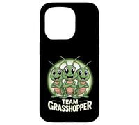 Team Grasshopper Funny Cartoon Insect Kids Party Birthday Case for iPhone 15 Pro
