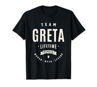 Team Greta Lifetime Member Funny Name Greta T-Shirt
