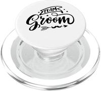 Team Groom Matching Cute Arrow Wedding Bachelor Party PopSockets PopGrip for MagSafe