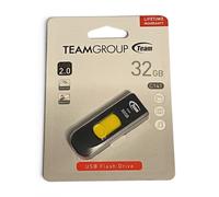 Team Group 32GB C141 Capless Retractable Black/Blue USB Drive