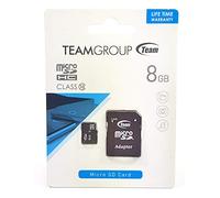 Team 8GB Micro SDHC Class 10 Flash Card with Adapter