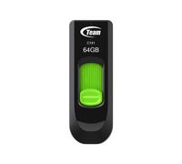 Team Group USB Flash Drive C141 64 GB USB 2.0 Type-A Black/Green
