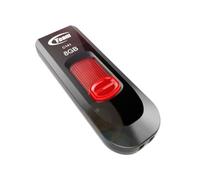 Team Group C141 8GB USB A 2.0 Flash Drive Black Red (TC1418GR01)