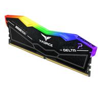 Team T-Force Delta RGB 48GB Kit (2 x 24GB) DDR5 8000MHz (PC5-6400) CL38 ECC XMP 3.0 PMIC DIMM Memory Black