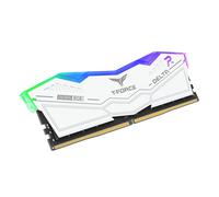 TeamGroup Delta RGB 32GB (2X16GB) DDR5 PC5-44800C30 6000MHz Dual Channel Kit - White (FF4D532G6000HC30DC01)