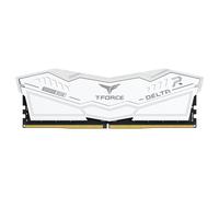 TEAMGROUP T-Force Delta RGB DDR5 Ram 32GB (2x16GB) 8000MHz PC5-64000 CL38 A-DIE Desktop Memory Module Ram for 600 700 Series Chipset XMP 3.0 Ready White FF4D532G8000HC38DDC01