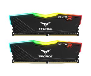 Team Group T-Force DELTA RGB 16GB (2×8GB) DDR4 3200MHz Desktop Memory Kit - CL16, High-Performance Gaming RAM - TF3D416G3200HC16FDC01