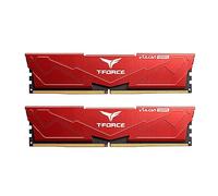 TEAMGROUP T-Force Vulcan DDR5 32GB (2x16GB) 6000MHz (PC5-48000) CL30 Intel XMP 3.0 & AMD Expo Compatible Computer Memory Module Ram Red FLRD532G6000HC30DC01