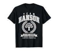 Team Hanson Last Name Surname Custom Family Reunion T-Shirt