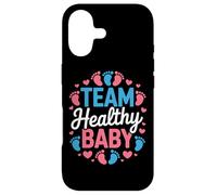 Team Healthy Baby Baby Shower Host Future Parents Squad Case for iPhone 17