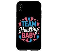 Team Healthy Baby Baby Shower Host Future Parents Squad Case for iPhone XS Max