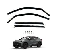 Team HEKO Wind Deflectors for Cupra Tavascan 2023+ Front and Rear Set of Window Deflectors, Accessories Smoked UV & Scratch Resistant Acrylic In-Channel Fitting Air Ventilation & Rain Protection