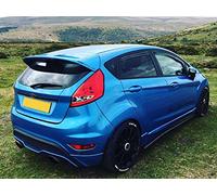 Team HEKO Wind Deflectors for Ford Fiesta 2008-2017 [Only suitable for 5 door models] Front and Rear Set of Window Deflectors, Accessories Smoked UV & Scratch Resistant Acrylic In-Channel Fitting