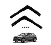 Team HEKO Wind Deflectors for Mercedes GLA 2020+ Front Set of Window Deflectors, Accessories Smoked UV & Scratch Resistant Acrylic In-Channel Fitting ISO Certified Air Ventilation & Rain Protection