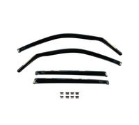 Team HEKO Wind Deflectors for MG 3 2024+ Front and Rear Set of Window Deflectors, Accessories Smoked UV & Scratch Resistant Acrylic In-Channel Fitting ISO Certified Air Ventilation & Rain Protection