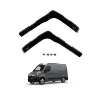Team HEKO Wind Deflectors for Renault Master (2010-2024) Front Set of Window Deflectors, Accessories UV & Scratch Resistant Acrylic In-Channel Fitting ISO Certified Air Ventilation & Rain Protection