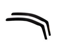 Team HEKO Wind Deflectors for Toyota ProAce 2016+ Front Set of Window Deflectors, Accessories Smoked UV & Scratch Resistant Acrylic In-Channel Fitting ISO Certified Air Ventilation & Rain Protection