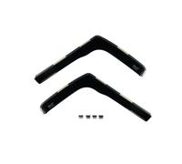 Team HEKO Wind Deflectors for VW Caddy 2020+ Front Set of Window Deflectors, Accessories Smoked UV & Scratch Resistant Acrylic In-Channel Fitting ISO Certified Air Ventilation & Rain Protection