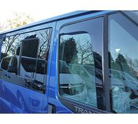 Team HEKO Wind Deflectors Ford Transit 2006-2014 Compatible Front Set of Window Deflectors Accessories Smoked UV & Scratch Resistant Acrylic In-Channel Fitting Air Ventilation & Rain Protection