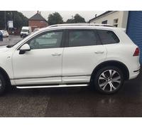 Team HEKO Wind Deflectors VW Touareg 2010-2018 Compatible Front and Rear Set of Window Deflectors Accessories Smoked UV Scratch Resistant Acrylic In-Channel Fitting Air Ventilation Rain Protection